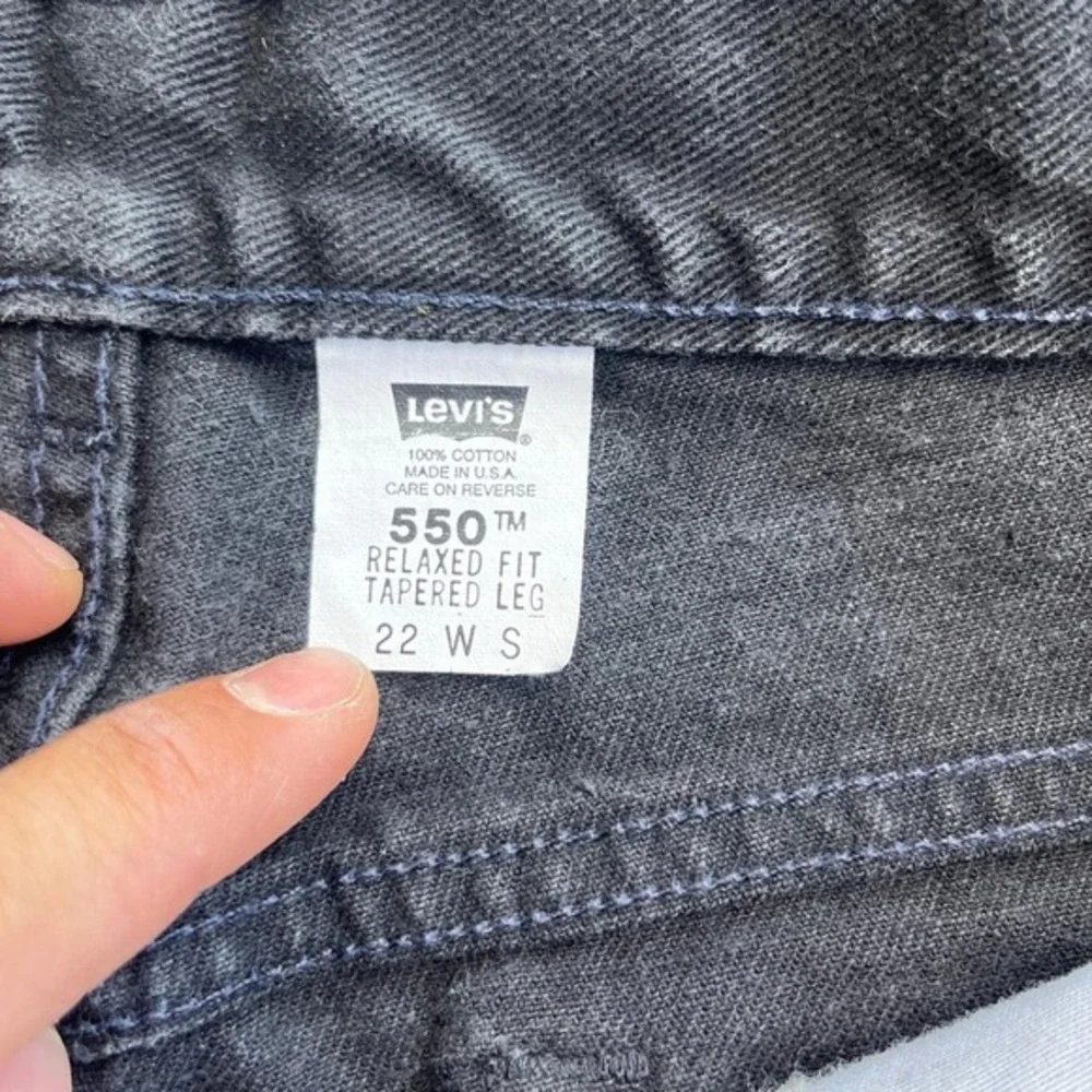 VTG‎ Levi's Jeans 550 Relaxed Fit Tapered Leg 2001 USA 38x29 Y2K